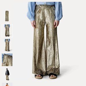 FORTE FORTE “encanto” flared trousers in velvet